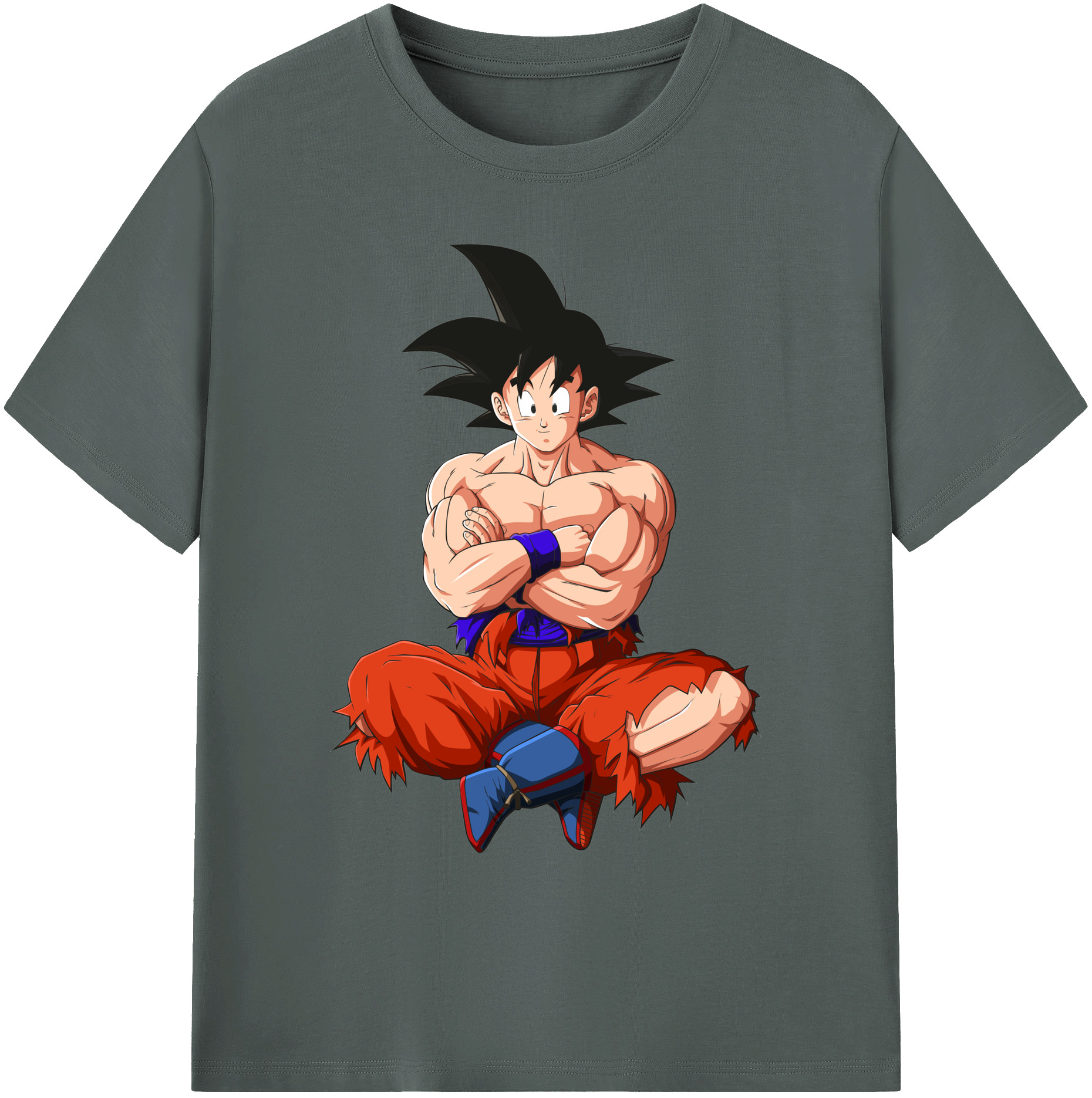 （画像用） ドラゴンボール 孫悟空（そん ごくう）Son Goku カカロット DRAGON BALL Kakarotto 綿100％ メンズ半袖Tシャツ｜肌触りやわらか＆通気性